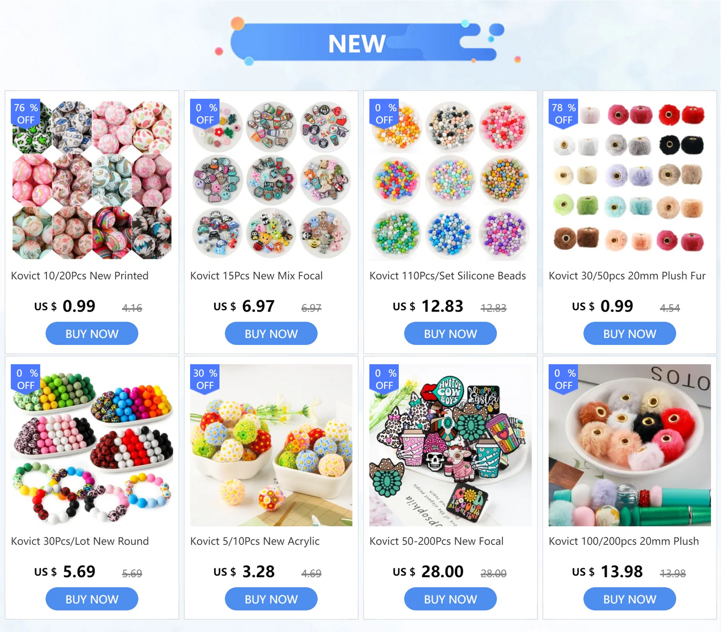 Kovict 5Pcs 19 Styles Beech Wooden Clips Metal Bracket DIY Pacifier Chain Handmade Crafts Accessories