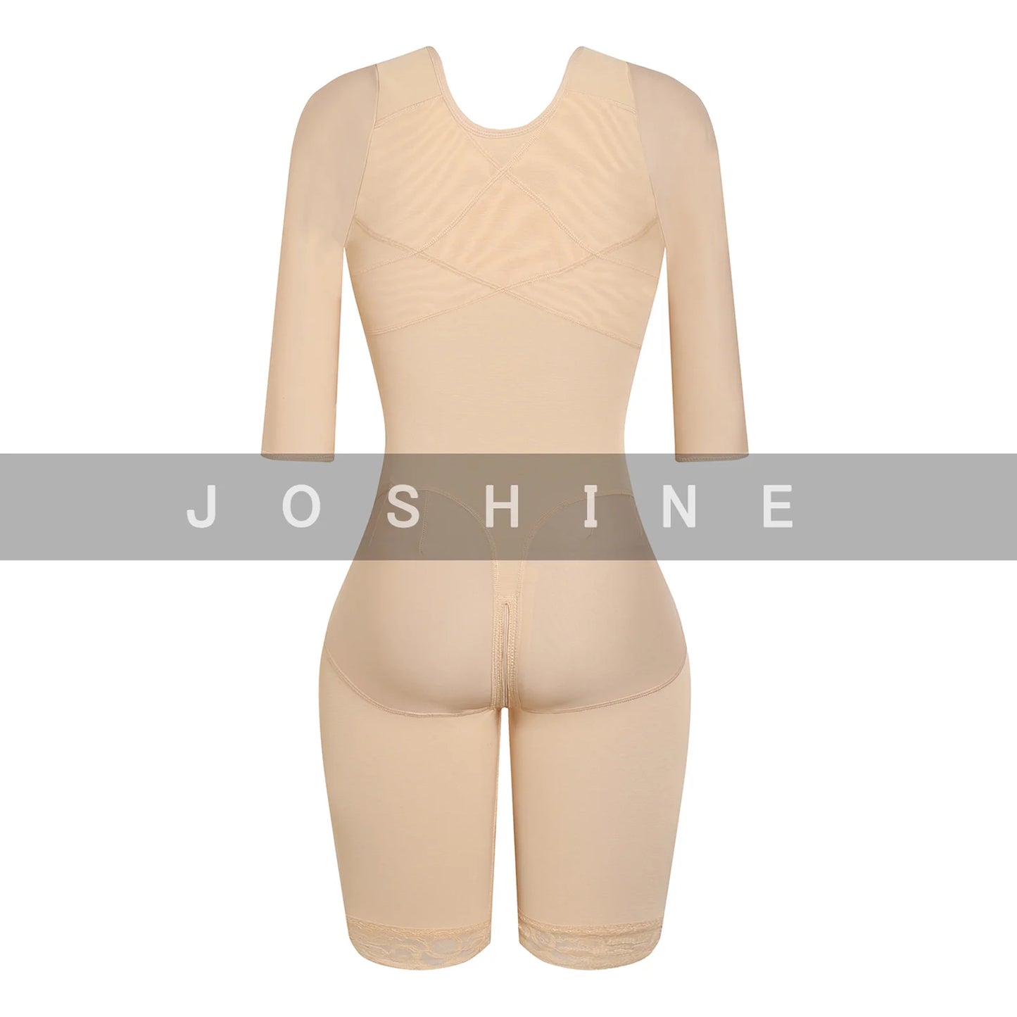 Shapewear jumpsuit with short sleeves Fajas Colombianas Tummy Control Butt Lifter Body Shaper Postpartum Girdle Waist Trainer