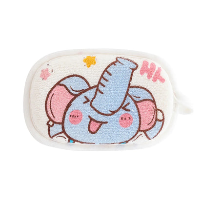 Scrubber Bath Towels Bath Sponge Brush Bath Cotton Bath Ball Shower Brush Elephant Pattern Infant Children Rub Bath Sponge