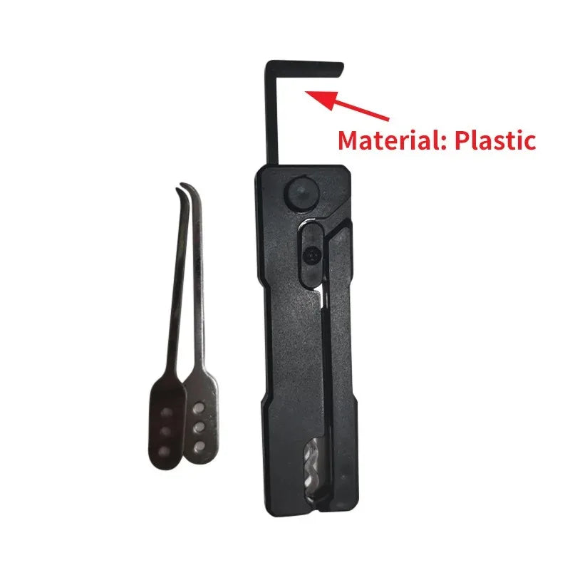 Outdoor Camping Portable Foldable Multi Tool Set with Keychain Pendant for Hiking Survival Gear Accessories