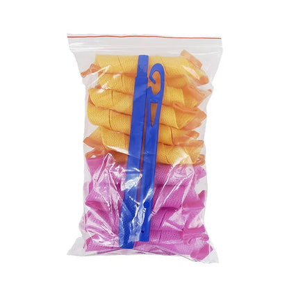 Heatless Hair Curler No Heat Silk Ribbon Hair Rollers Curls Headband Sleeping Soft Lazy Hair Curlers Foam Rod Curling Hair Tools