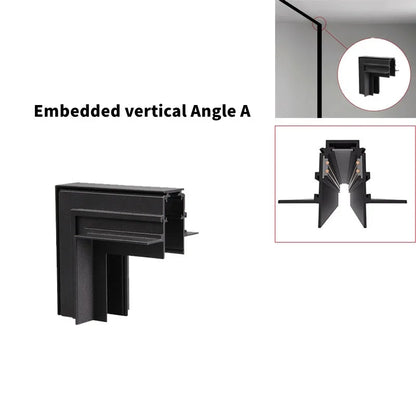 Magnetic Track Light Grille Flood Lamp Modern Embedded Flexible Linear Fixture LED Spotlight DC48V Ceiling Indoor Living