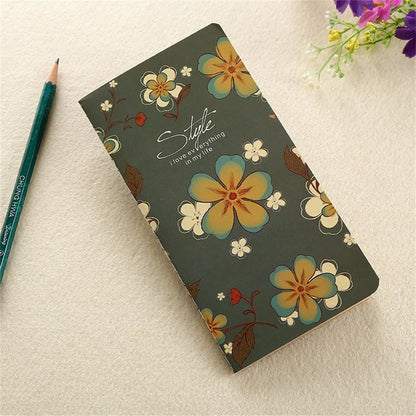 Notebook Kraft Cover Vintage Diary Blank Stationery Planner Writing Paper for Students School Office Supplies