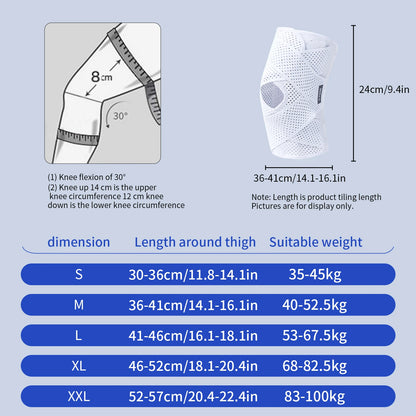 1PC Sports Kneepad Men Women Pressurized Elastic Knee Pads Arthritis Joints Protector Fitness Gear Volleyball Brace Protector