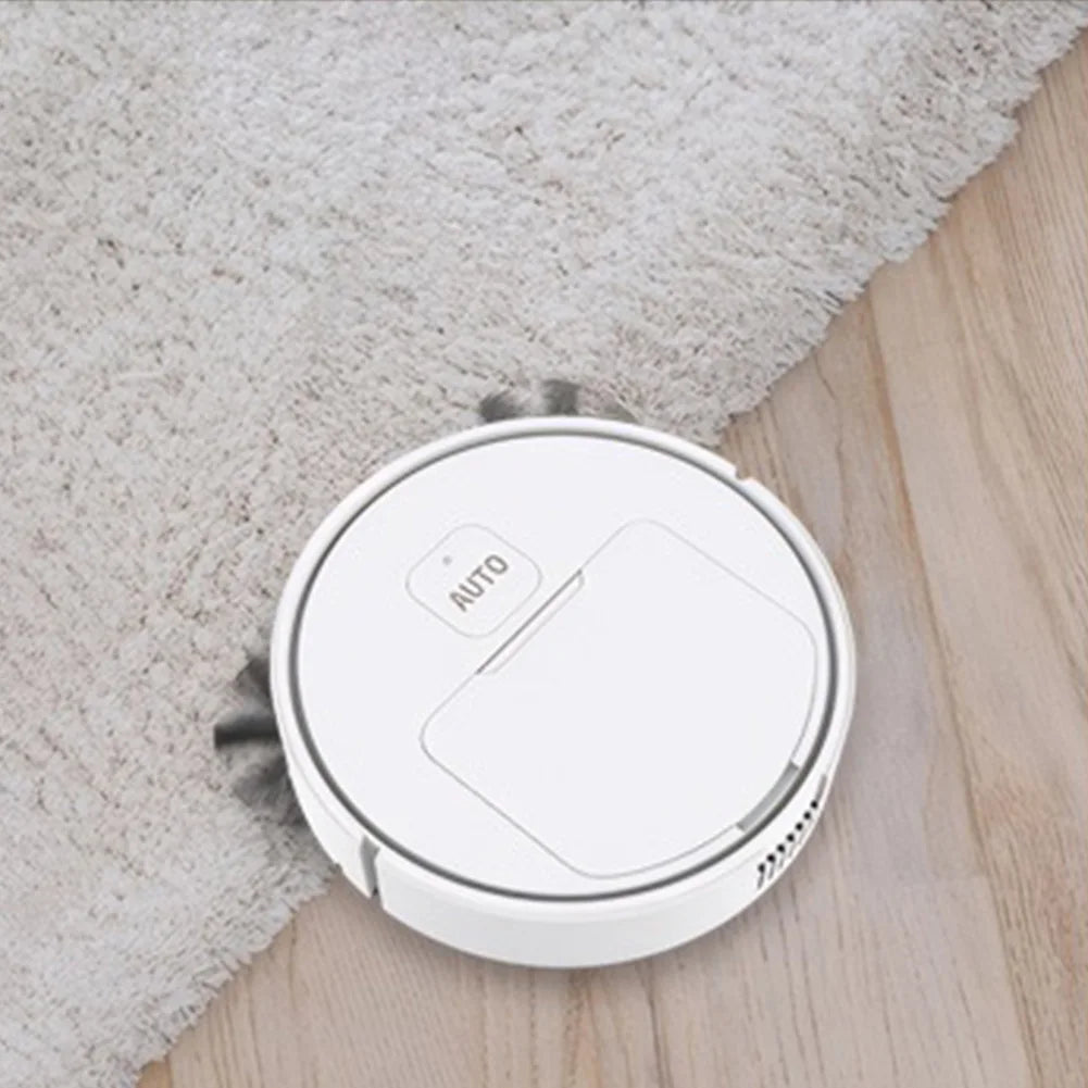 3-in-1 Robot Vacuum Cleaner USB Rechargeable 1000Pa Suction Robotic Vacuum and Mop Combo for Home Floor Washing Carpet Pet Hair