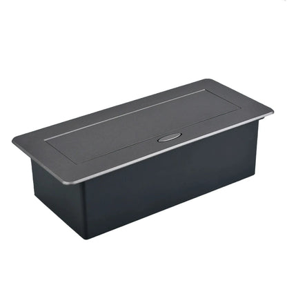 Multifunctional Slow-Rise Pop-Up Socket with USB/HDMI - Aluminum Alloy Embedded Conference Desk Socket