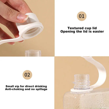 Pocket Water Bottle 500ml Flat Drink Cup Water Bottle Summer Water Flask Sports Water Bottle Summer Water Flask For Hiking ﻿