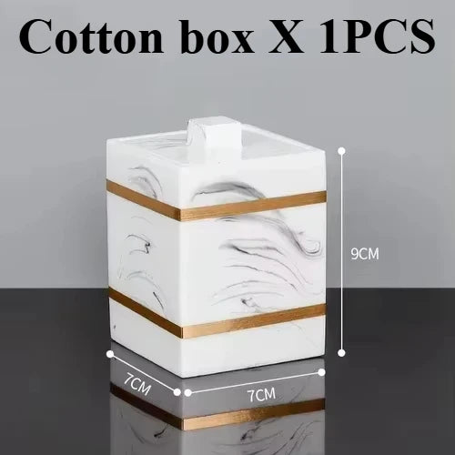 1pcs Resin Light Luxury Bathroom Wash Tray Hotel Bathroom Bathroom Wash Table Toothbrush Shelf Decoration  Toilet Accessories