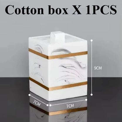 1pcs Resin Light Luxury Bathroom Wash Tray Hotel Bathroom Bathroom Wash Table Toothbrush Shelf Decoration  Toilet Accessories