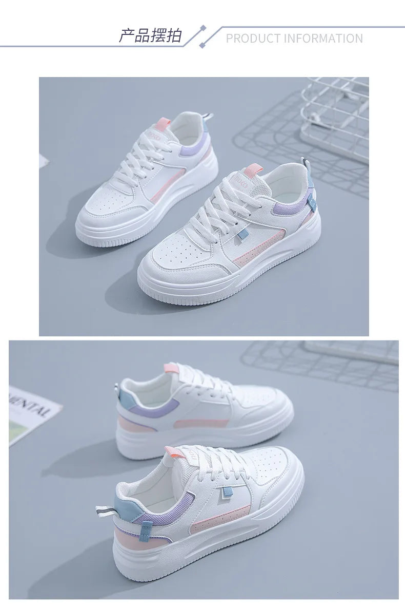 Fashion Women's Sneakers Platform Sports Shoes White running Sneakers Chunky Sneakers Shoes Tennis Female Basket