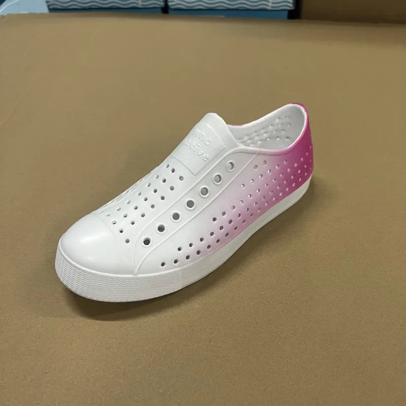 Child Sandal Women Garden Sandals Kid Boy Girl Garden Cave Shoe Graffiti Diy  Casual Outdoor EVA Beach Summer Sandal Holey Shoes