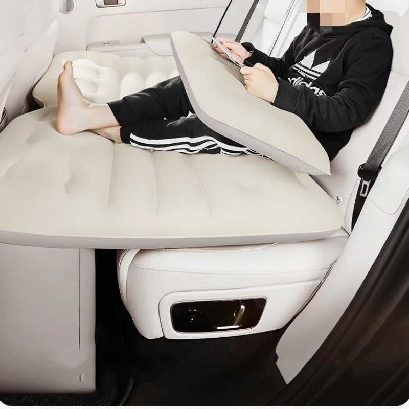 Car Inflatable Bed Trunk Leveling Pad Mattress Sleeping Pad Car Converted Bed Foldable Car Travel Bed Camping Bed