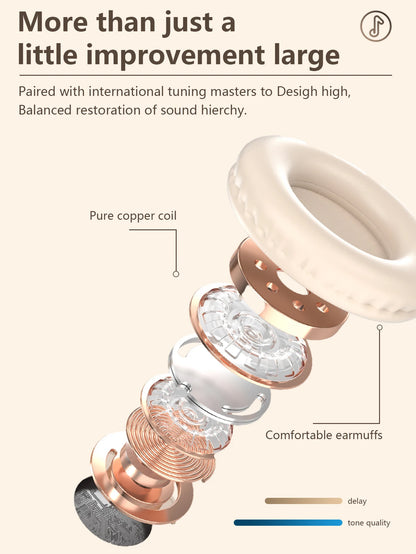 Headset Bluetooth wireless headset, Jerry 5.0, long range, gaming game wireless headset, low latency