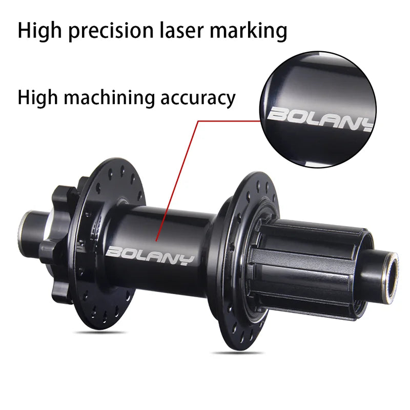 BOLANY Boost Cube Hubs 110x15 148x12 Mountain Bike Hub XD/HG/MS 32 Hole Thru Bicycle Bearing Hubs Bicycle Accessories