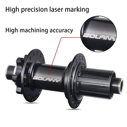 BOLANY Boost Cube Hubs 110x15 148x12 Mountain Bike Hub XD/HG/MS 32 Hole Thru Bicycle Bearing Hubs Bicycle Accessories