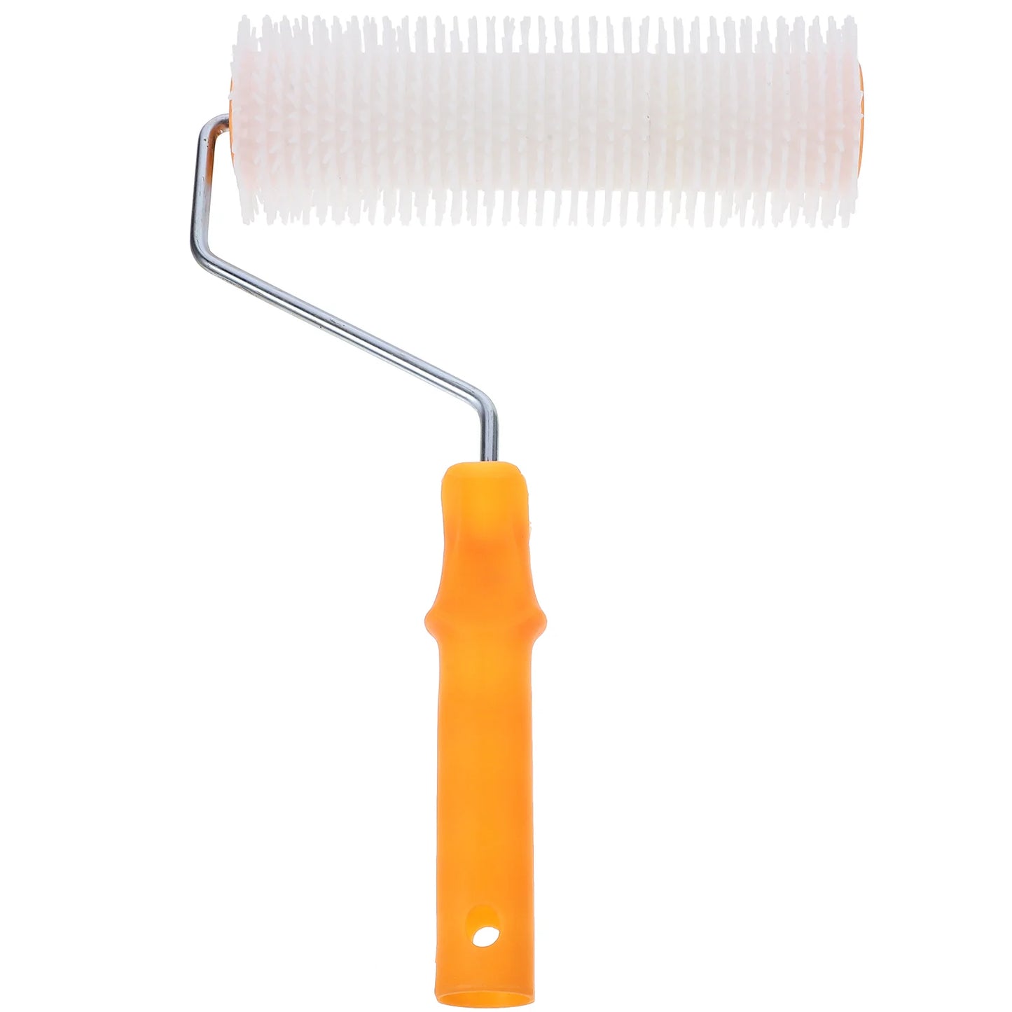 9 Inch 23cm Self Leveling Spiked Roller Brush Cement Floor Defoaming Tool With Handle Plastic Flooring Screed Roller