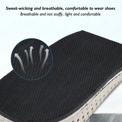 Half Shoe Insoles Heel Insert Sport Cushion Height Increase EVA Memory Foam Heel Lifting 2/3/4/5CM Taller Invisible Heighten Pad