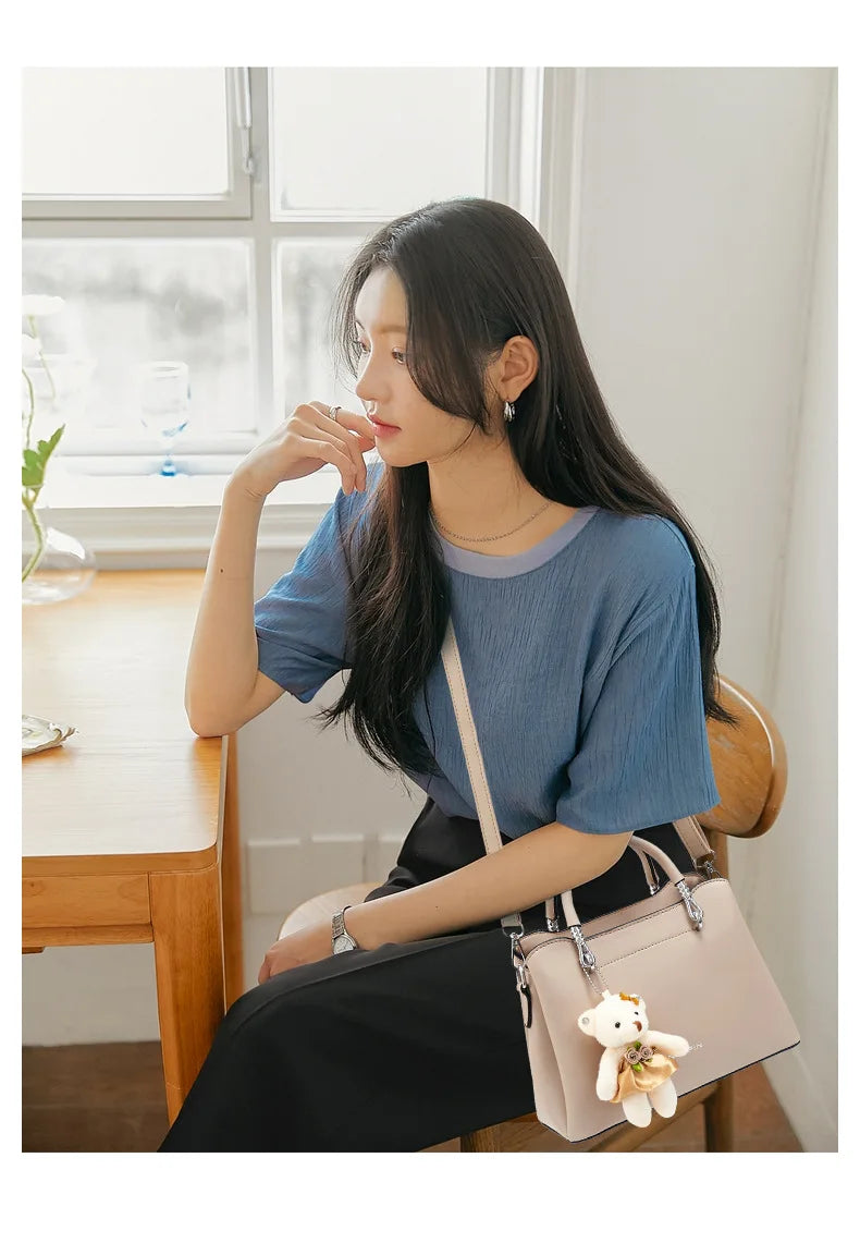 Totes Bags for Women Trend 2024 Luxury Famous Brands Designer Handbags Leather White Female Shoulder Bag Ladies Bolsas Mujeres