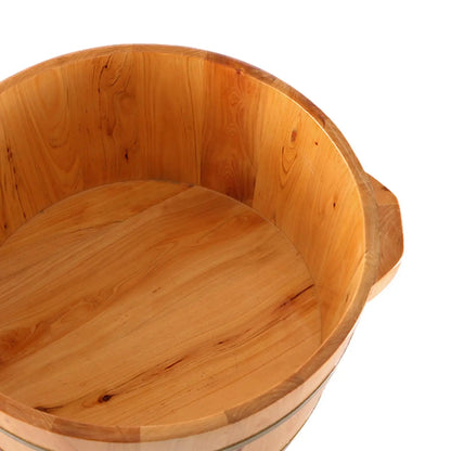 Foot Basin Wood Foot Bath Basin for Home Foot SPA Bathroom Mother's Day Gift