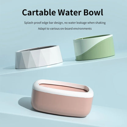 Floating Non-Wetting Mouth Cat Bowl without Spill, Drinking Water Dispenser, Anti-Over Dog Bowl, 1L, 1.5L