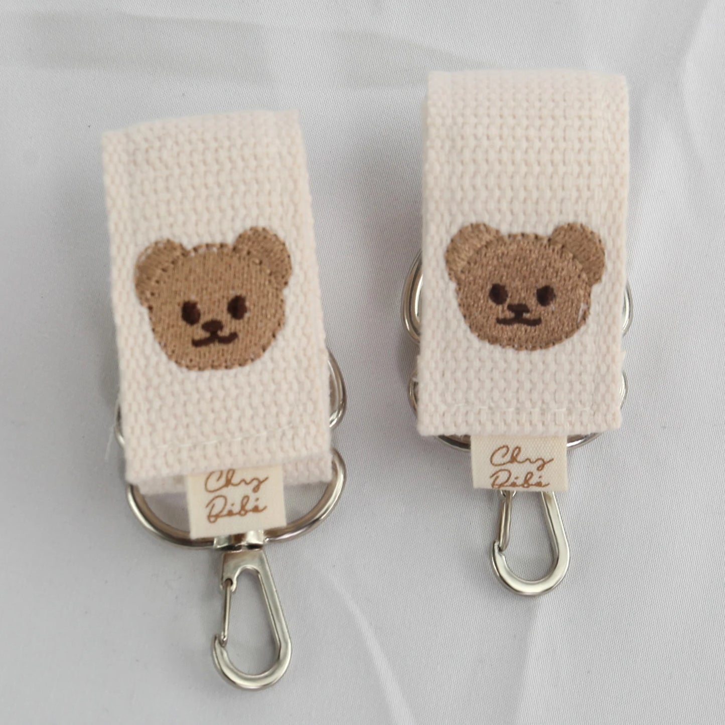 2 pieces of baby stroller hooks, baby stroller clips, diaper bags, scooter baby stroller accessories hooks cartoon bear