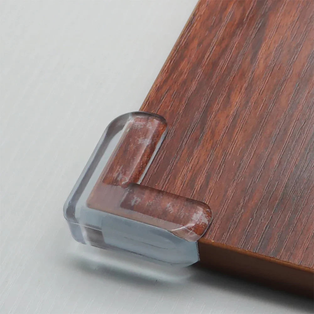 Safety Corner Protectors Set High Resistant Adhesive Gel Baby Proof Guards Clear Silicone Furniture Table Edge Corner Protection