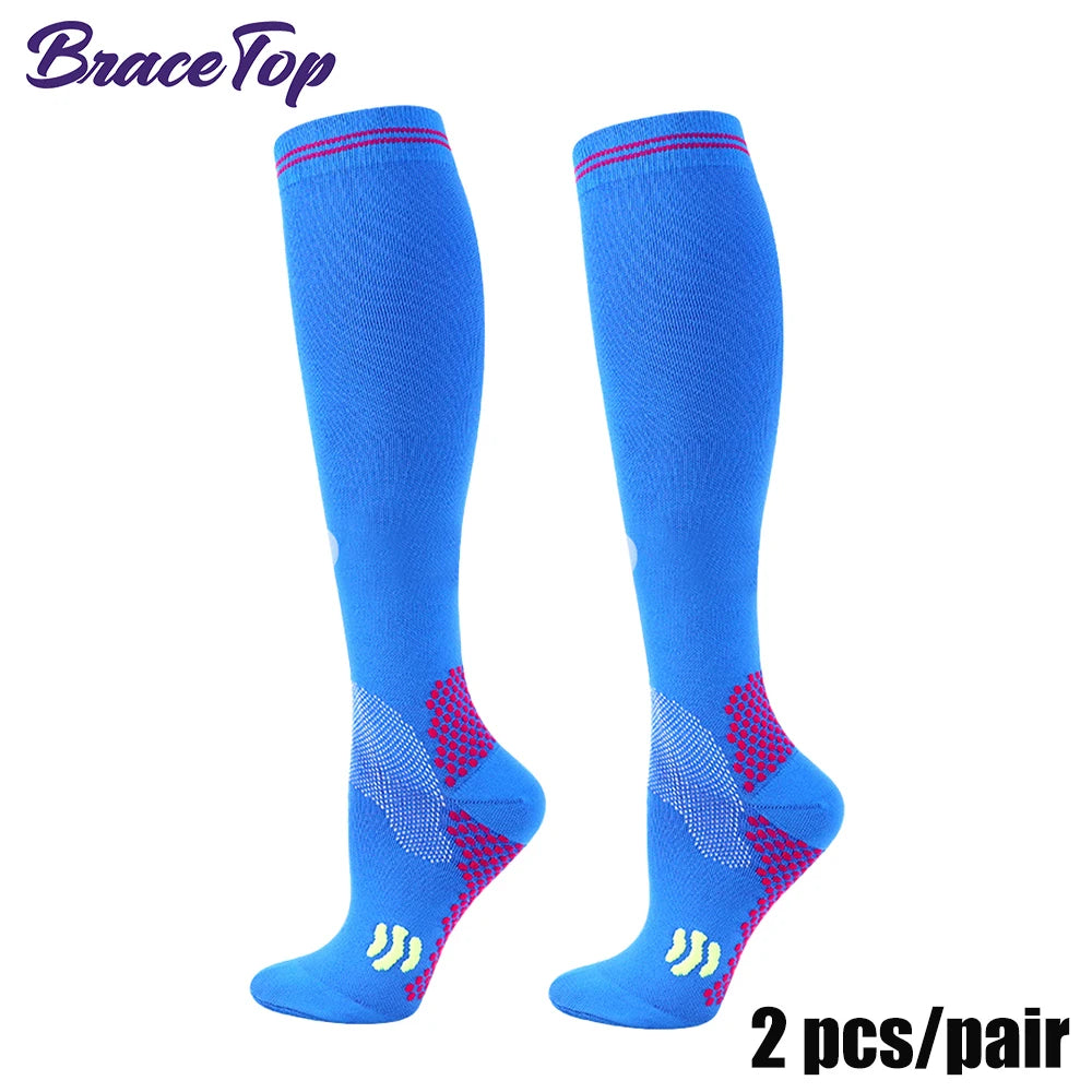 1 Pair Sports Stockings Compression Golf Sports Socks Medical Nursing Stockings Prevent Varicose Veins Socks Fit for Rugby Socks