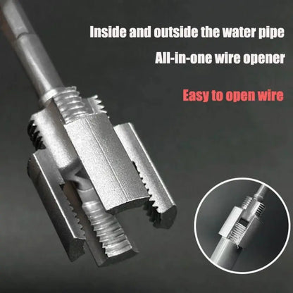 Multifunctional Screw Extractor Kit Easy Removal Compact Broken Screw Extractor Internal & External Threads Powerful Claw