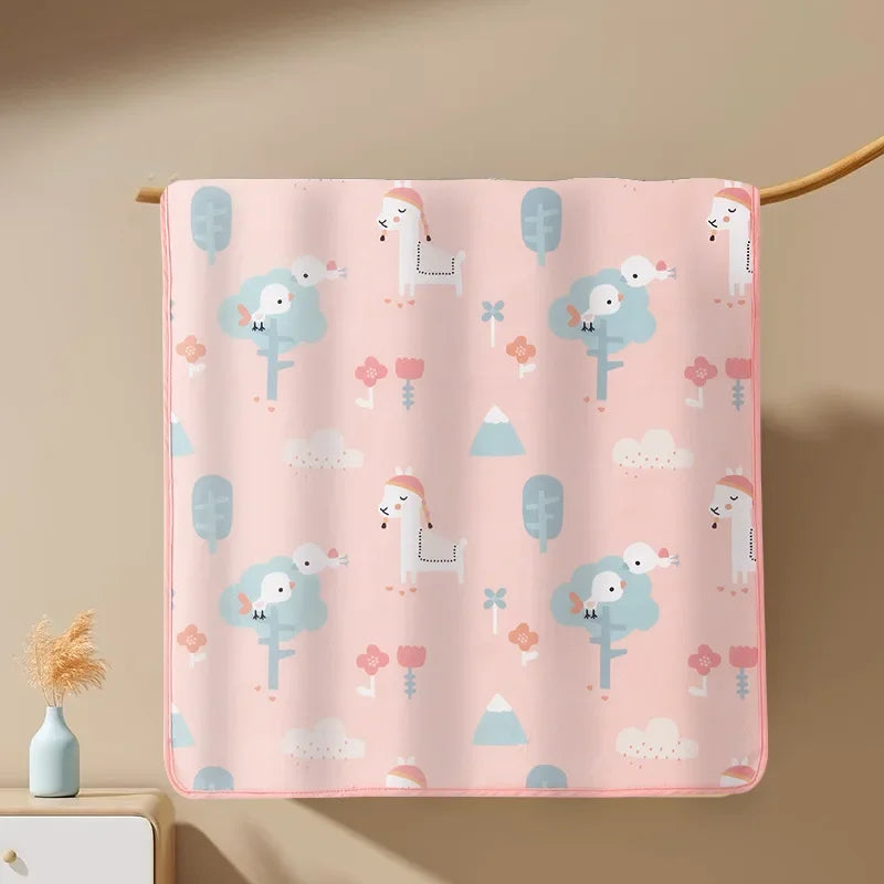 Waterproof Baby Diaper Changing Mat 50*70CM Cute Cartoon Bed Protector Diaper Bedding Urine Pads Care Pad for Adult Baby