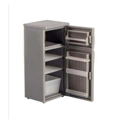 Fridge Toy Model Freezer Miniature Dollhouse Accessories 1:12 Dollhouse Miniature Doll House Decoration Simulation Refrigerator