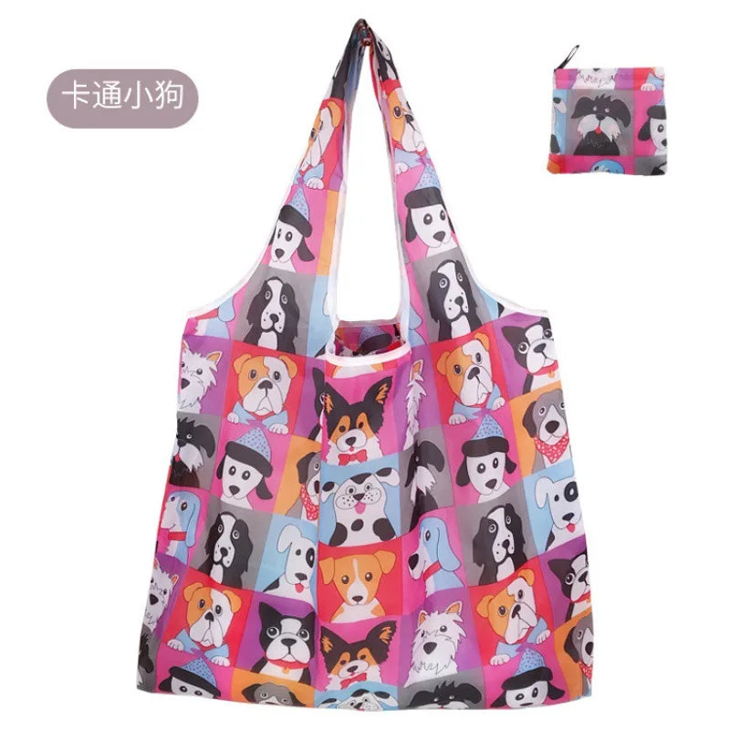 reusable bag Bag Large Foldable Shopping Bag Reusable Grocery Bag Tear-Proof Nylon Bag Suitable For Grocery Recycling Gift