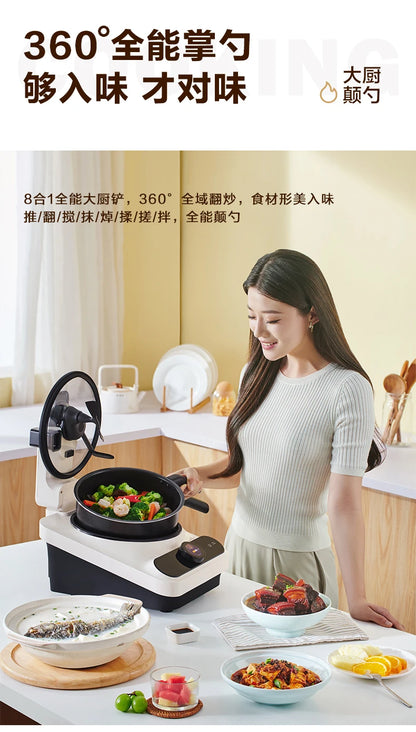 Kitchen Robot Machine 220V Intelligent Food Processor Home Automatic Cooking Machine Multi-cooker רובוט חכם  robots de cuisine