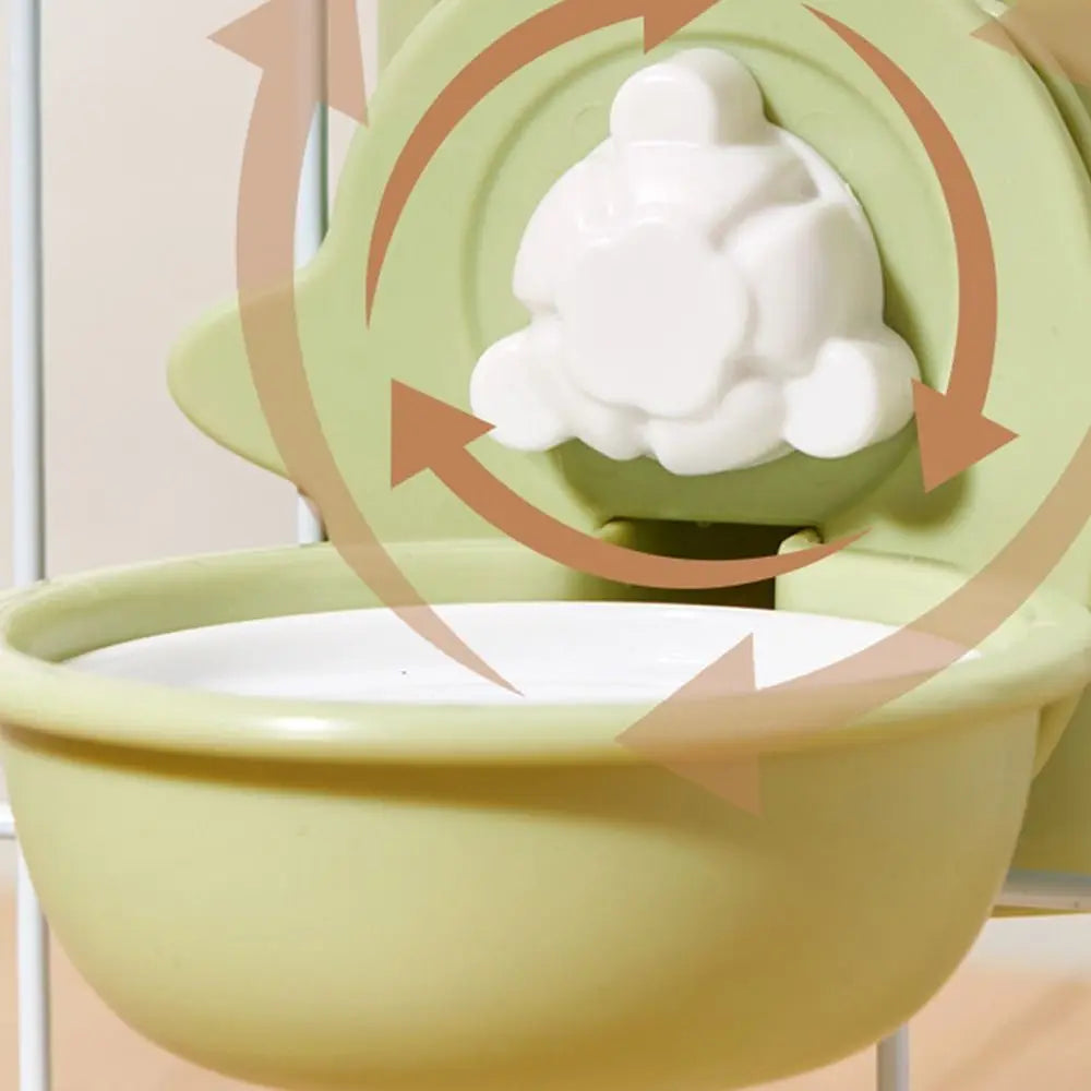 Leakproof Pet Water Dispenser Anti-Splash Hanging Design Rabbit Drinking Bowl No Spill 600ml Automatic Water Feeder