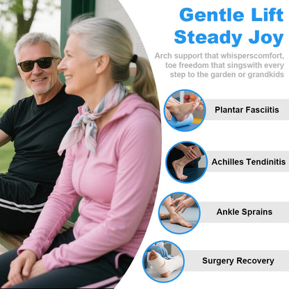 1Pair Neuropathy Socks - Compression Diabetic Toeless Foot Sleeves for Ankle Gout, Plantar Fasciitis Relief Brace for Men Women