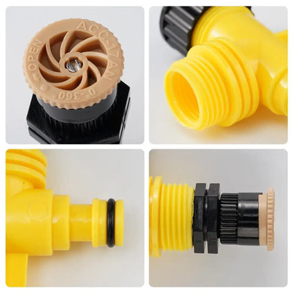 1/5Pcs 360° Rotation Garden Sprinkler Irrigation Watering System Agriculture Ground Automatic Tube Plug Buried Atomization