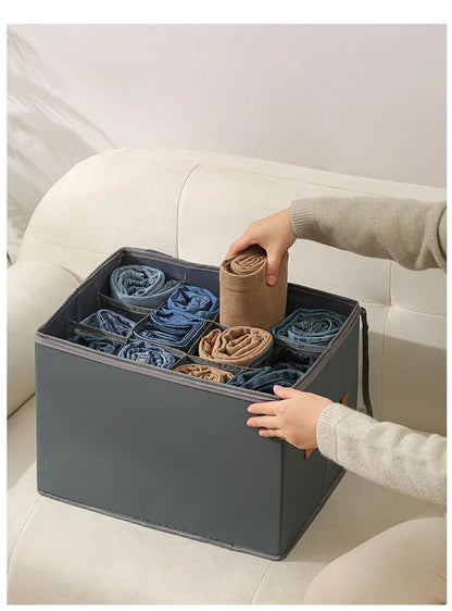 Foldable  Shoe Organizer with Lid Dustproof Storage Box for Shoes Clothes Accessories Home Organization Box
