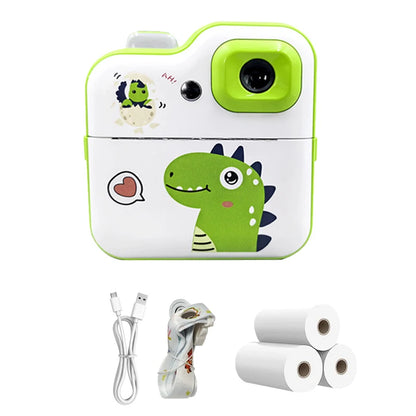 Kids Thermal Print Camera Instant Photo Printing Camera 1080P HD Digital Camera Toys Parent-child Interaction Camera Toys Gifts