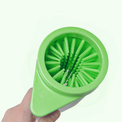 Dog Paw Cleaner All-round Cleaning Dog Paw Washer 8.8×6.3 Inch Muddy Paw Cleaner with Coral Plush Towels Easy to Use Pet Paw