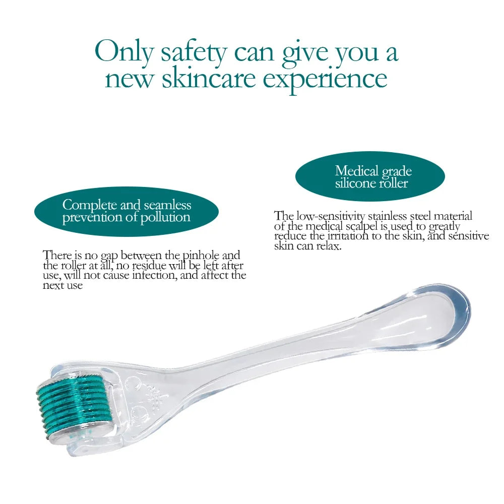 Titanium Derma Pen Roller Hair Growth Beard 540 Microneedle Roller for Facial Skin Care MTS Micro Needle Roller Mesotherapy Use