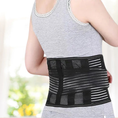 Back Brace Breathable Lumbar Support Belt Adjustable Straps Back Belt Lower Back Waist Brace for Lower Back Relief Sciatica