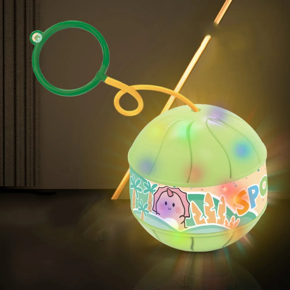 Foot Hoop Ball Luminous Foot Jumping Ball Skip Ropes Sports Exercise Sports Reaction Training Ball Height Growth on String