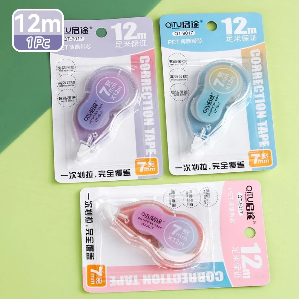 Mini White Correction Tape Multi-style Large Capacity Student Kawaii Error Correction Erasers Student School Stationery Supplies