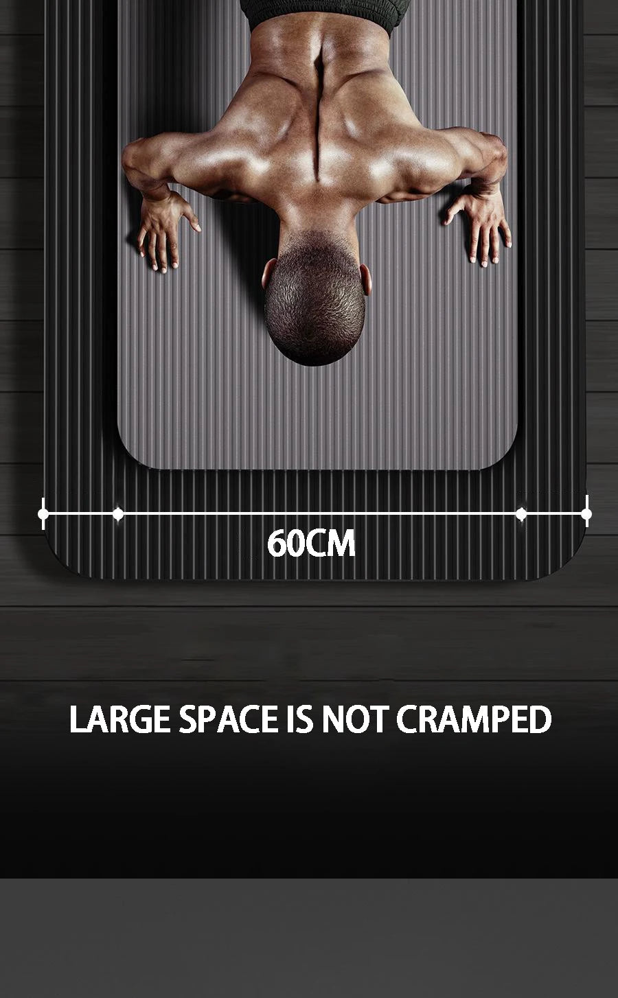 Yoga Mat Anti-skid Sports Fitness Mat Thick NBR Comfort Foam Yoga Matt For Exercise Yoga And Pilates Gymnastics Mat