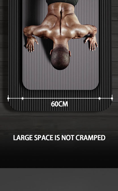 Yoga Mat Anti-skid Sports Fitness Mat Thick NBR Comfort Foam Yoga Matt For Exercise Yoga And Pilates Gymnastics Mat