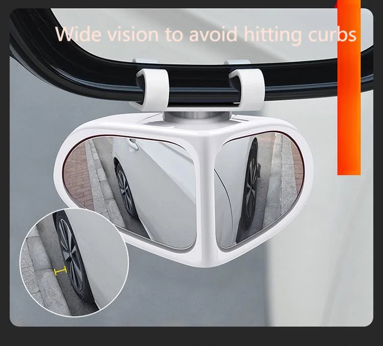 The car rearview mirror is adjustable at 360 degrees, avoiding blind spots in the field of view. Better safe driving and ensure