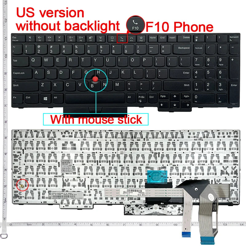 US Laptop Keyboard For LENOVO Thinkpad L14 L15/T14 P14S Gen1/2/T15 P15S/E15 Gen 2 R15 / T14S Gen1/E14 R14 S3 GEN2 T15/T15 Gen1/2