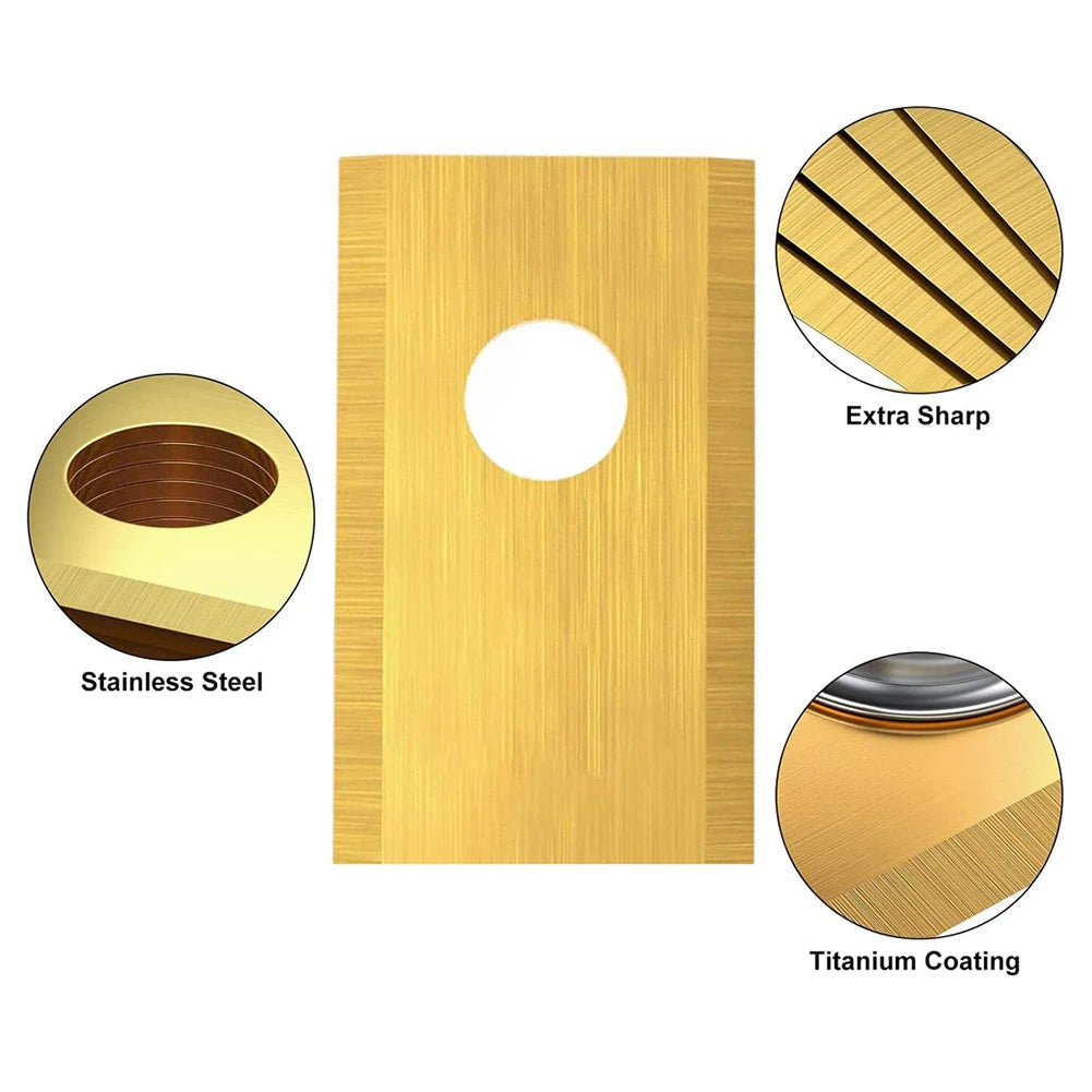 18-54Pcs Single Hole Lawn Mower Cutting Blade Set Lawn Mower Blade Robotic Lawn Mowers Replacement for Worx Landroid Lawn Mowers