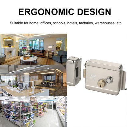 WAFU Smart Electric Gate Door Lock Secure Electric Metallic Lock Electronic Door Lock Door Access Control for Home Office