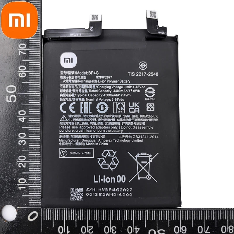 2025 Years 100% Original High Quality BP4G 4500mAh Battery For Xiaomi 13 ,Mi13 Mi 13 Phone Replacement Batteries Fast Shipping