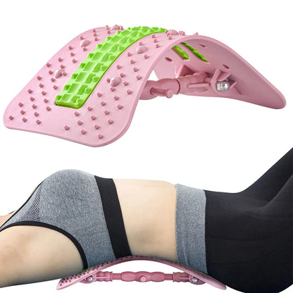 Back Stretcher,6th Generation Upgraded Back Massager,Back Cracker for Lower Back PainRelief Lumbar Support,with Magnetic Massage